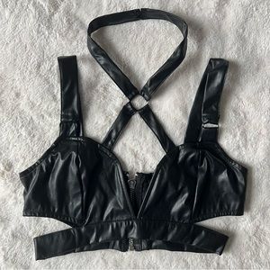 Dollskill - Dark Iconic Kinks Harness Bra